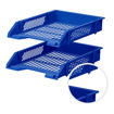 Picture of ERICHKRAUSE SLATTED PLASTIC DESK TRAY BLUE